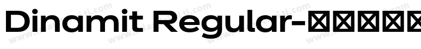 Dinamit Regular字体转换